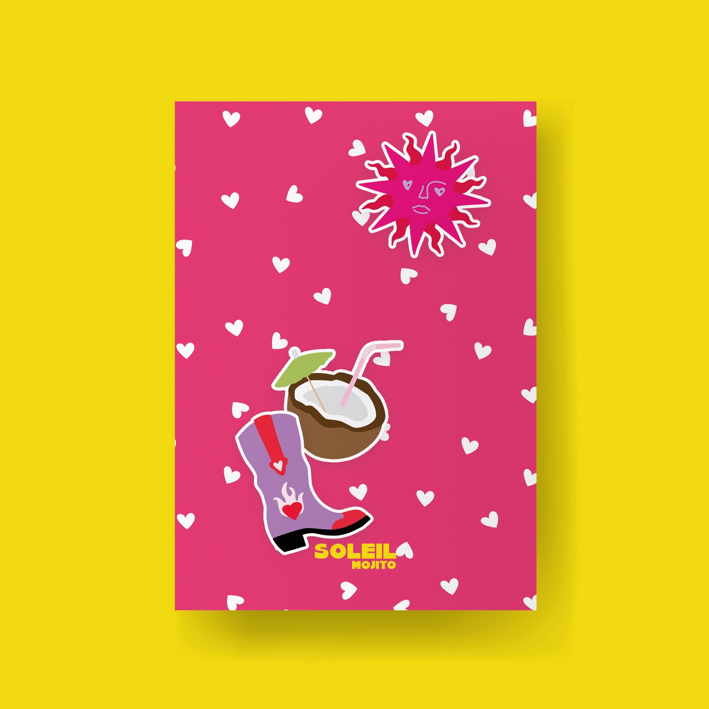 Amour carnet rose