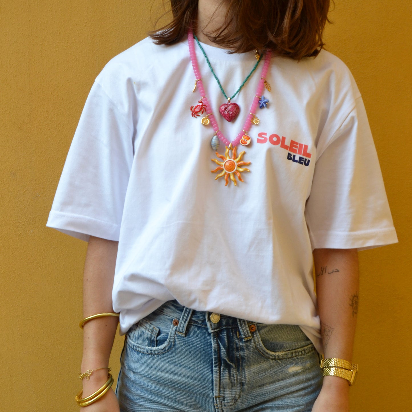 T-SHIRT SOLEIL BLEU