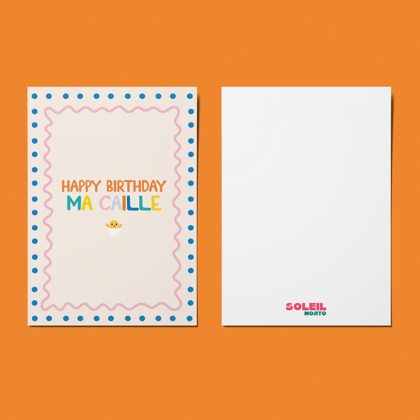 CARTE - MA CAILLE