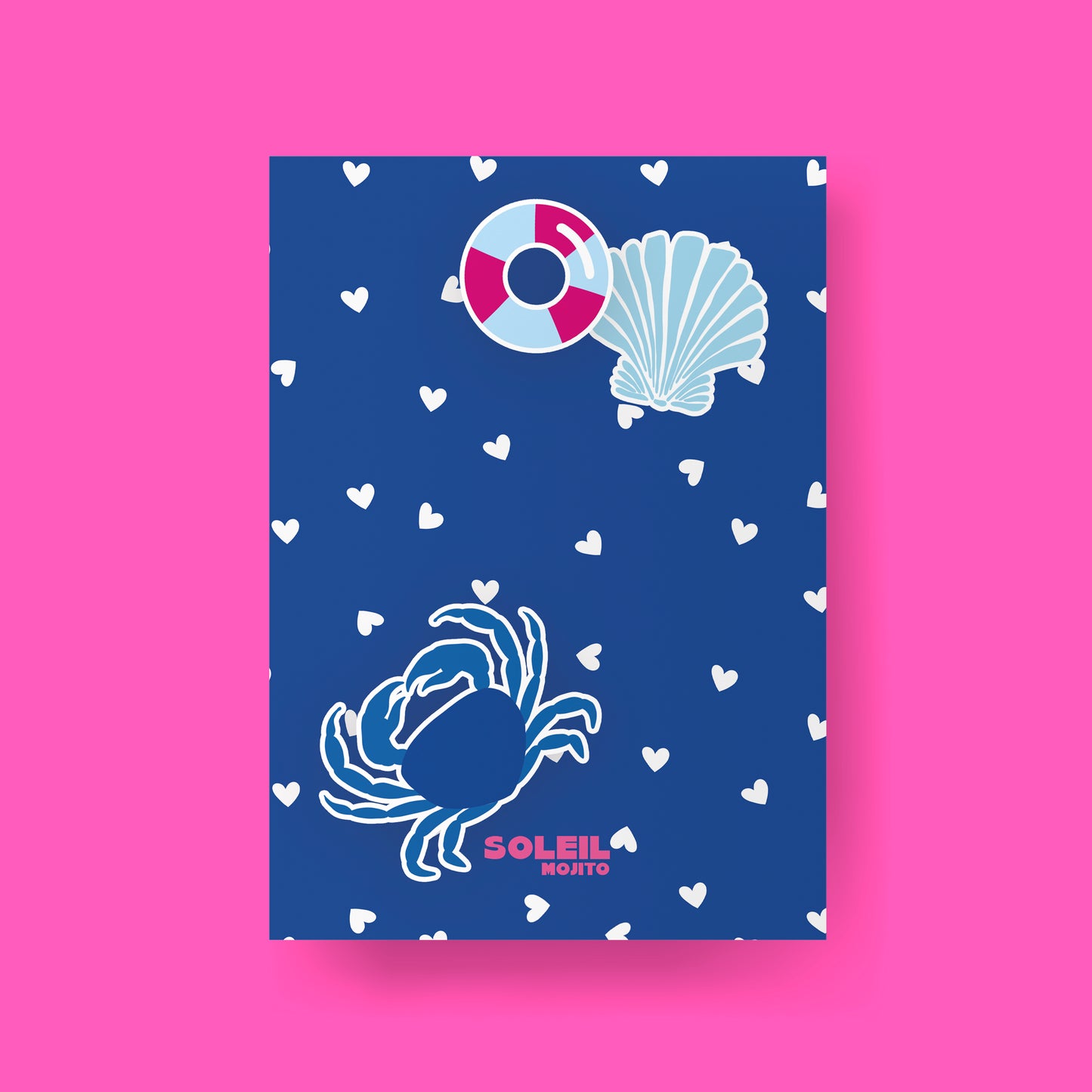 Amour carnet bleu
