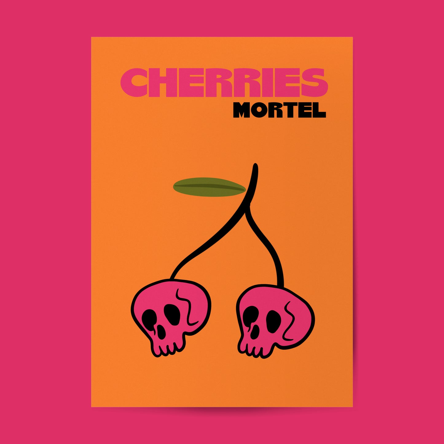 AFFICHE CHERRIES MORTEL