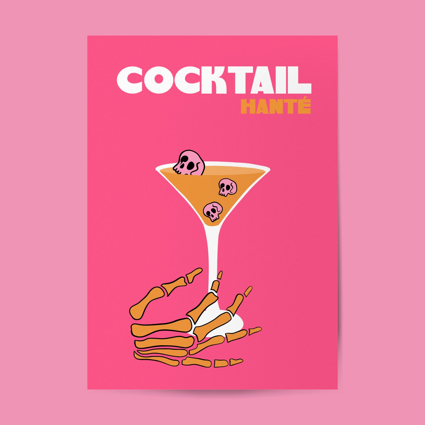 AFFICHE COCKTAIL HANTÉ