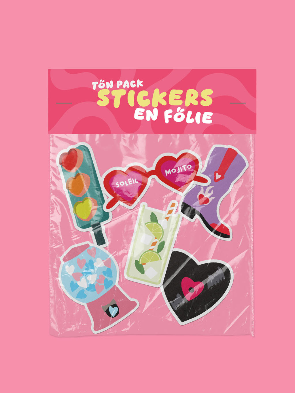 Pack Stickers en folie