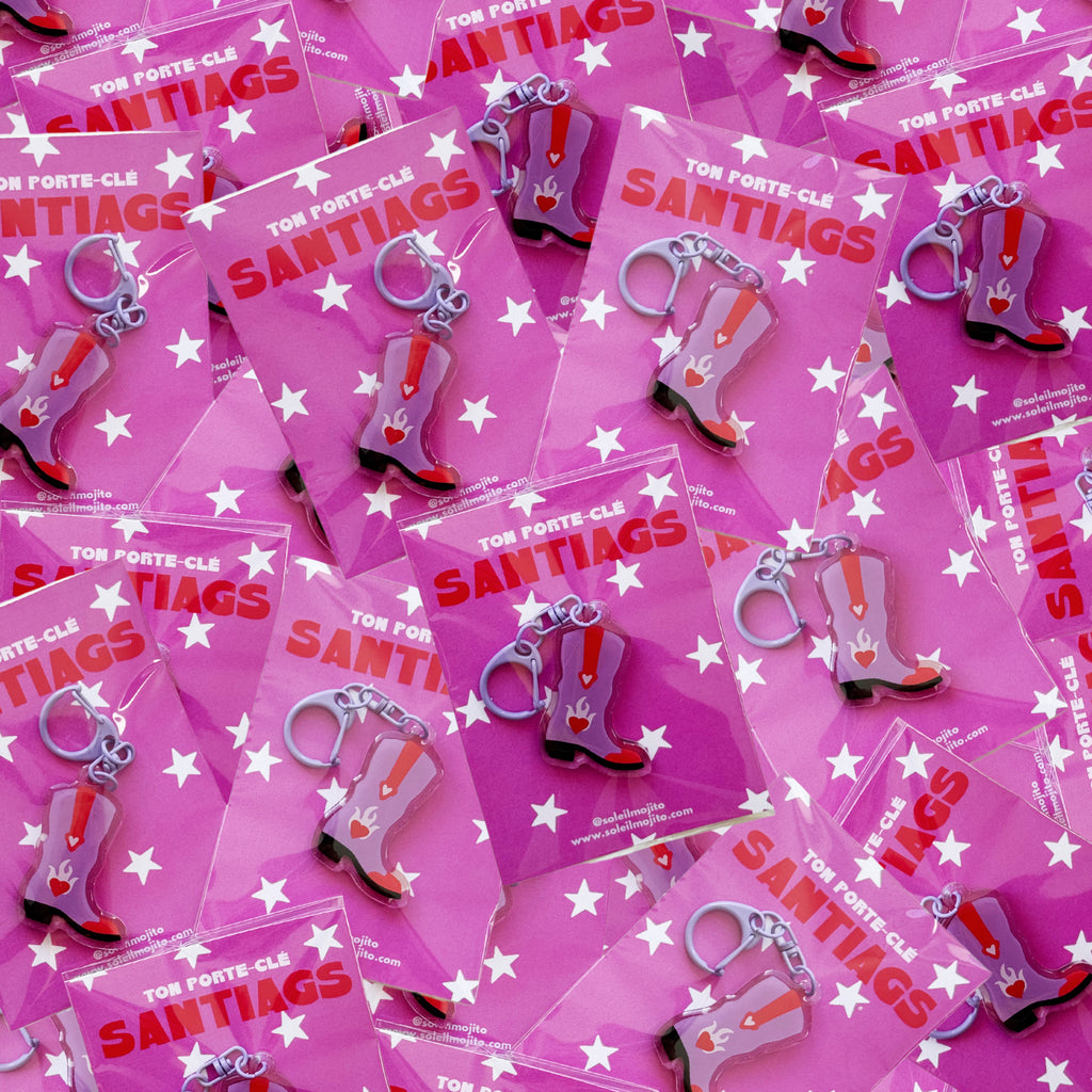 Porte-clés Santiag lover
