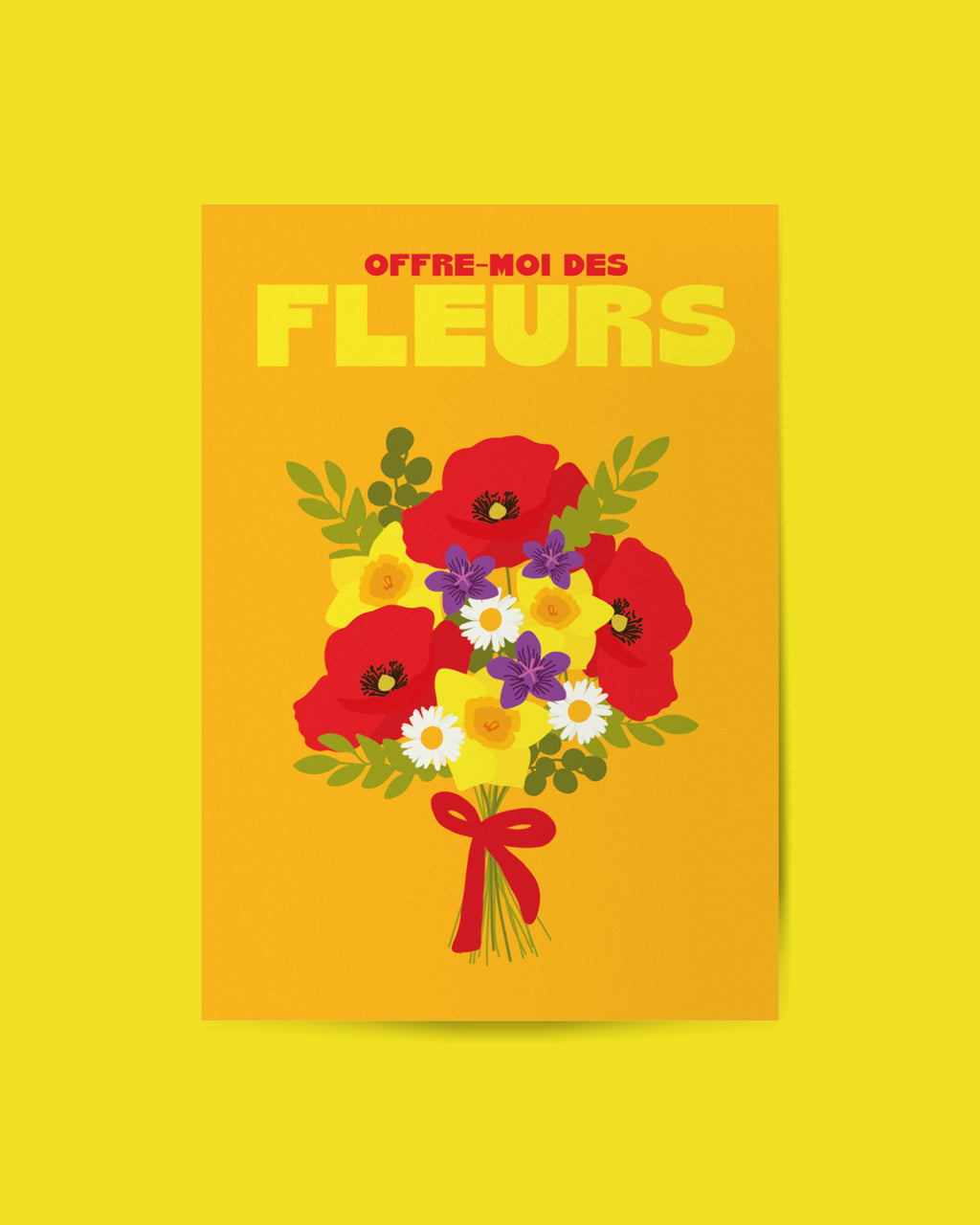 OFFRE-MOI DES FLEURS - COQUELICOT