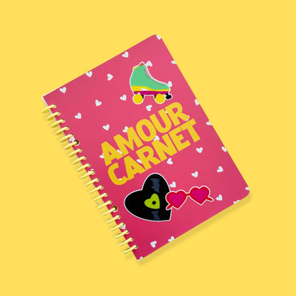 Amour carnet rose