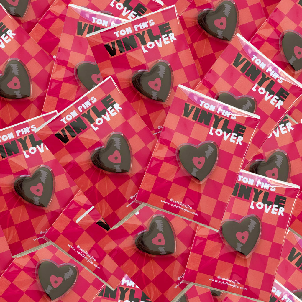 Pin's Vinyle Lover