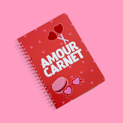 Amour carnet rouge