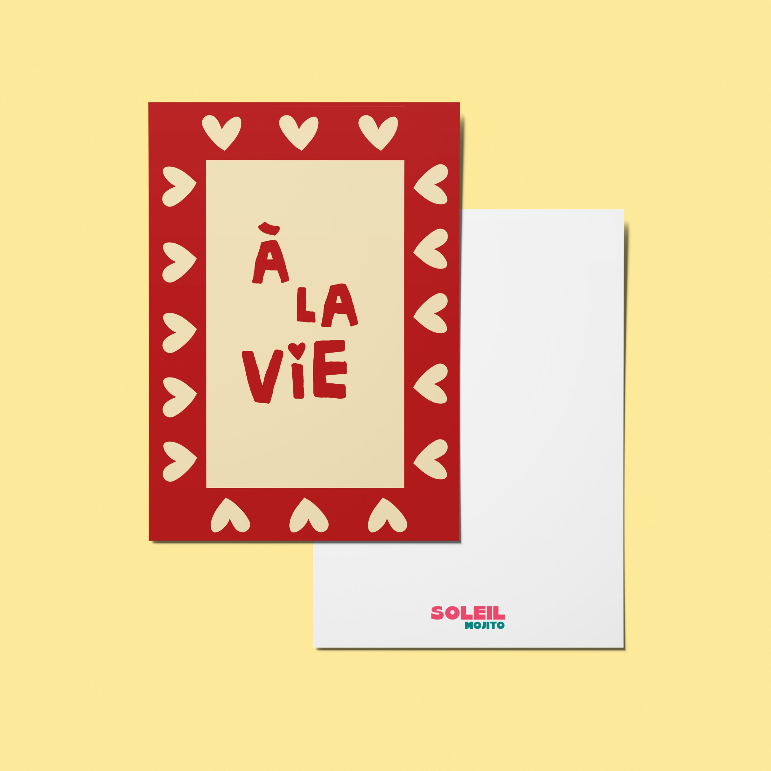 CARTE - À LA VIE... À L'AMOUR