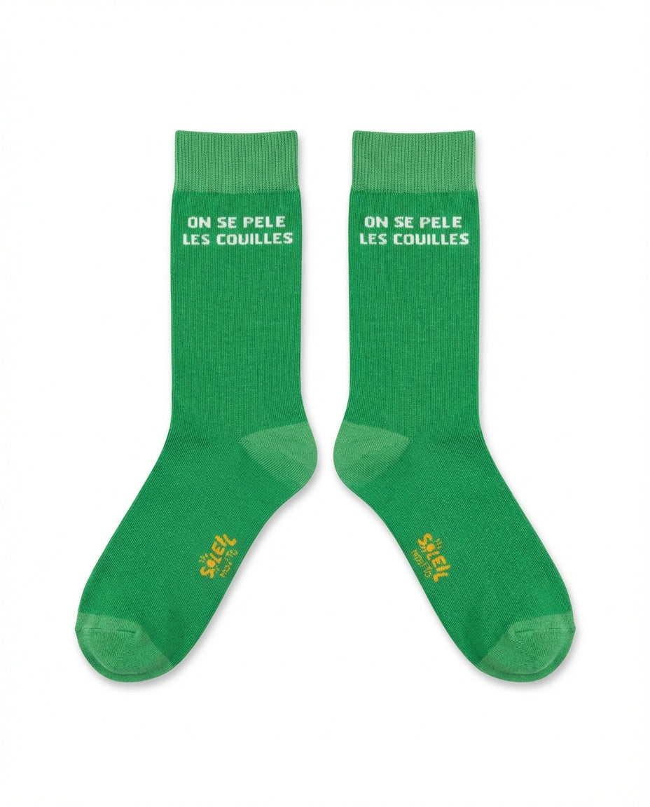 CHAUSSETTES - ON SE PÈLE LES COUILLES