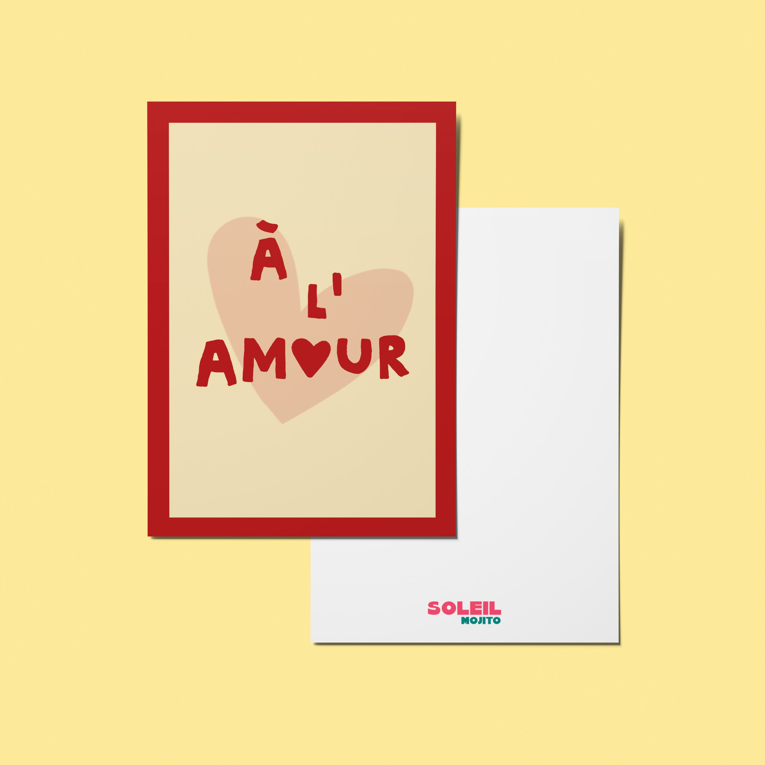CARTE - À LA VIE... À L'AMOUR