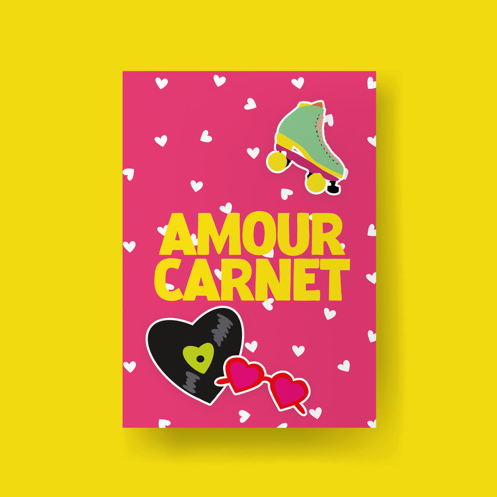 Amour carnet rose