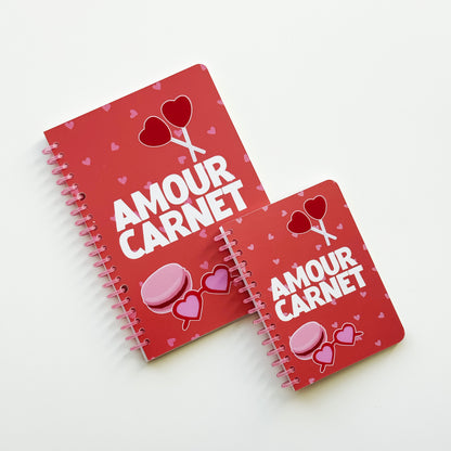 Amour carnet rouge