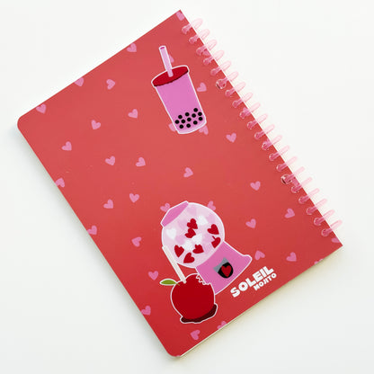 Amour carnet rouge