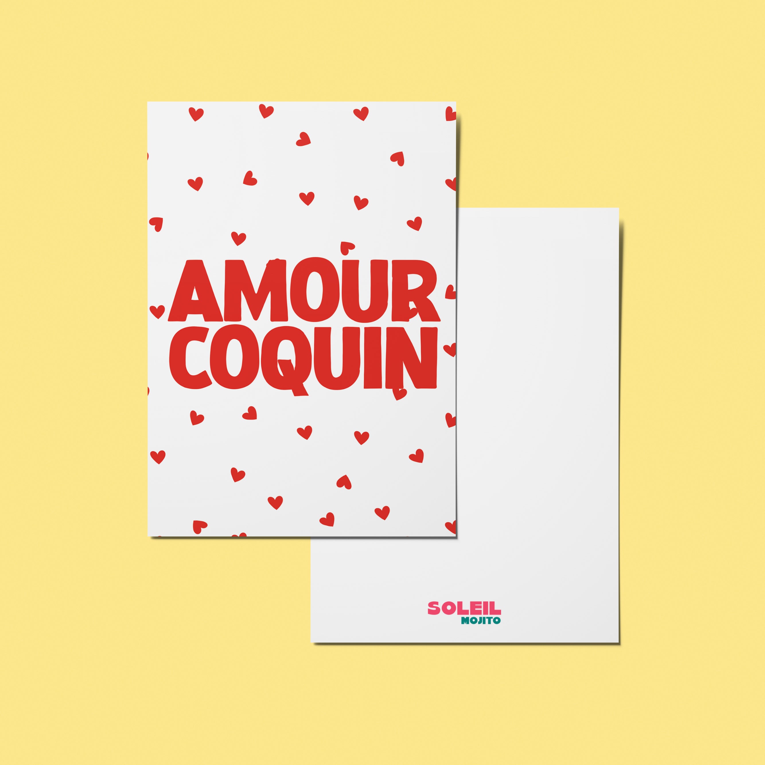 CARTE - AMOUR COQUIN