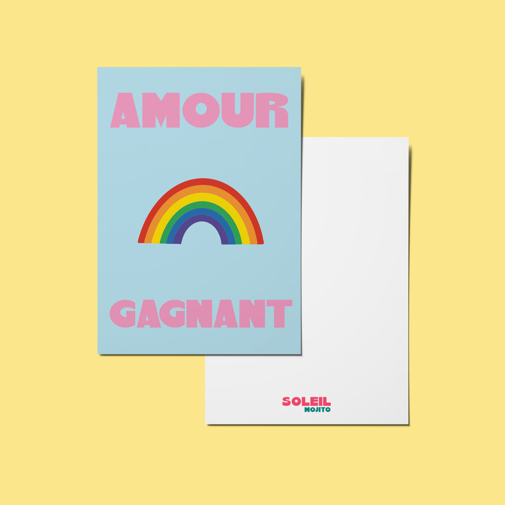 CARTE - AMOUR GAGNANT