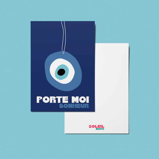 CARTE - PORTE MOI BONHEUR