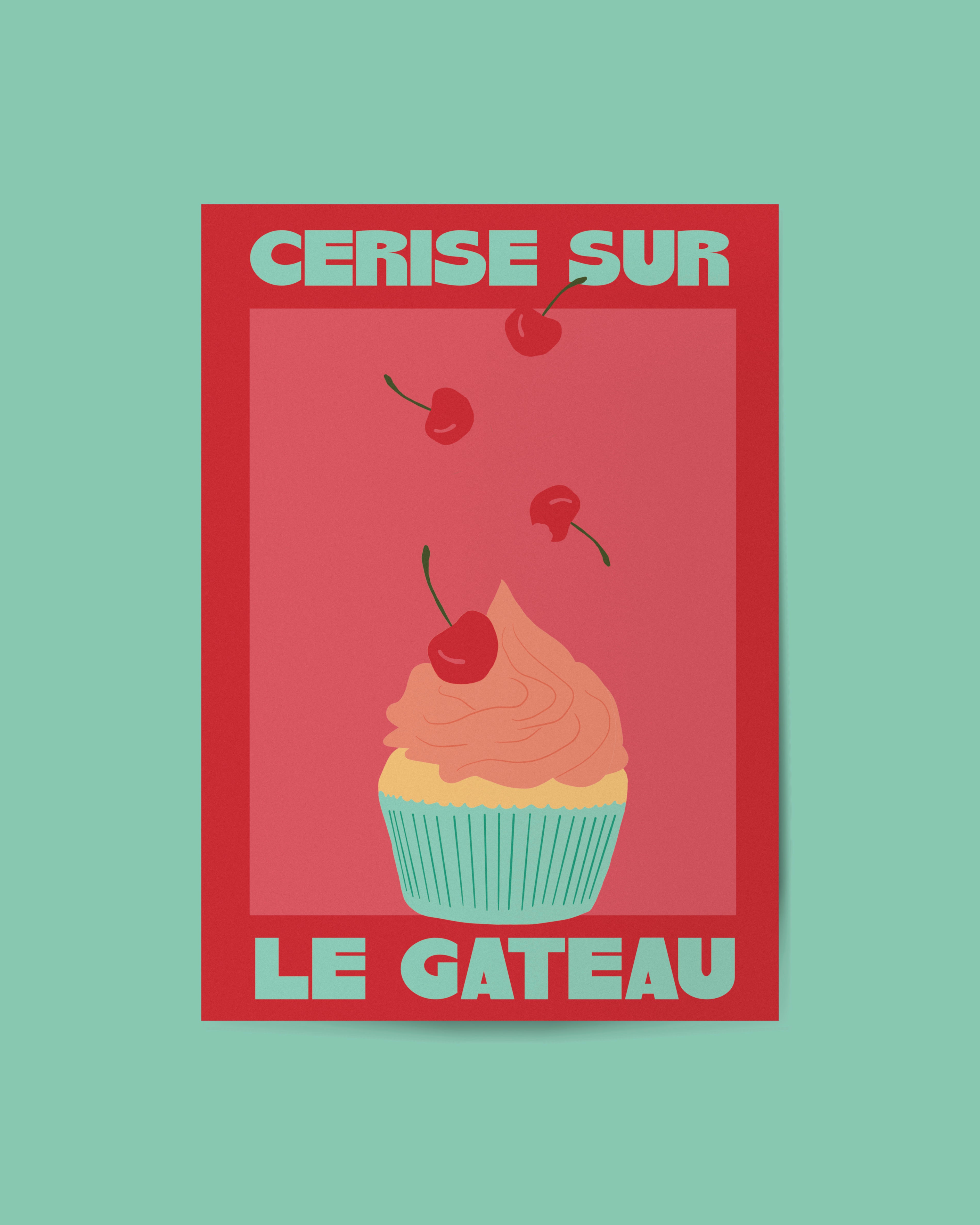 CERISE SUR LE GATEAU