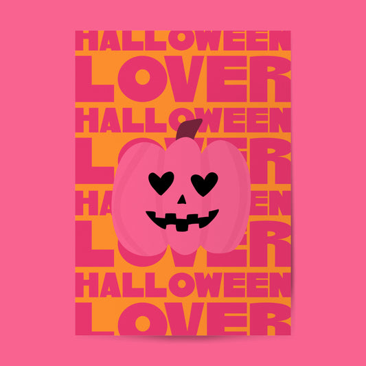 AFFICHE HALLOWEEN LOVER