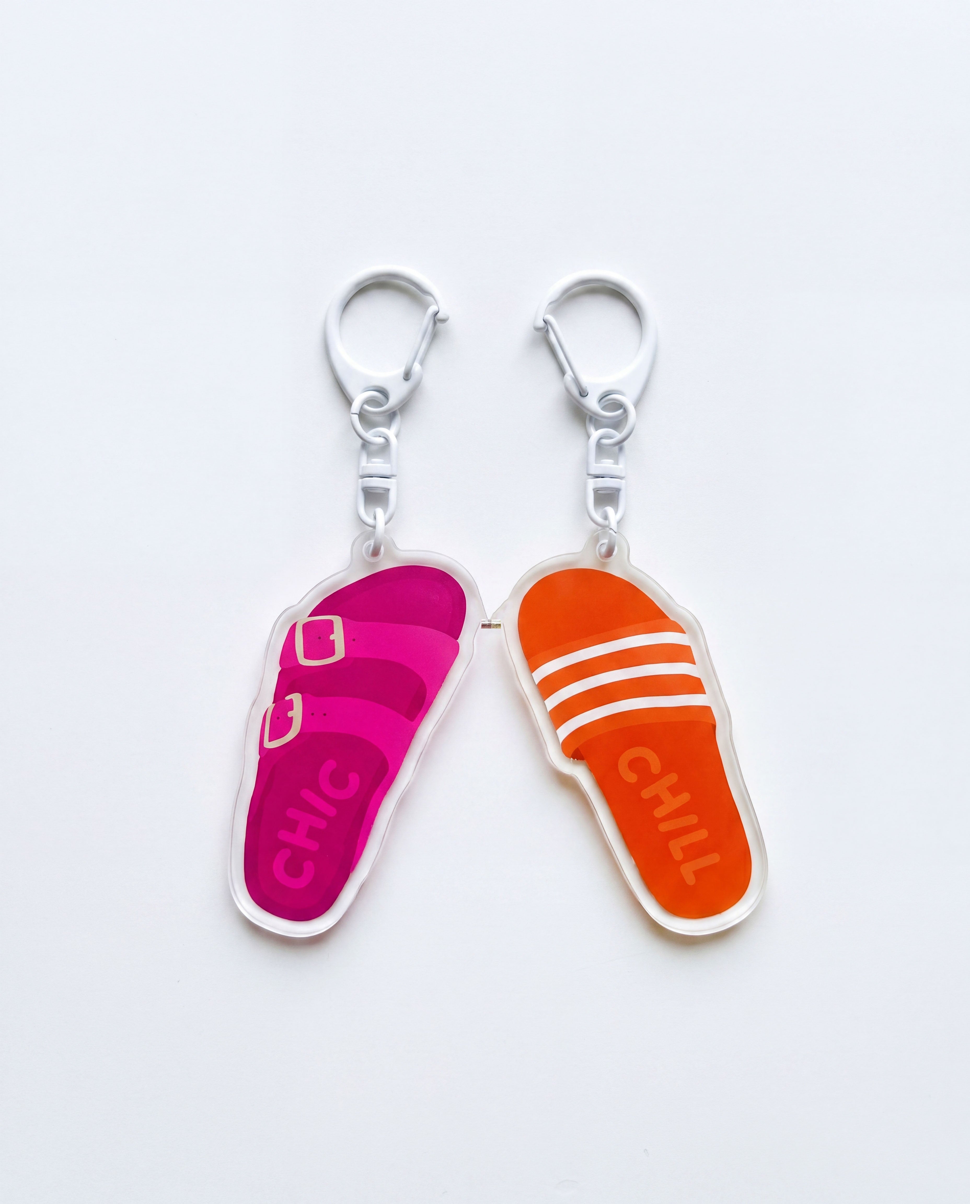 Porte-clés double Chic chill