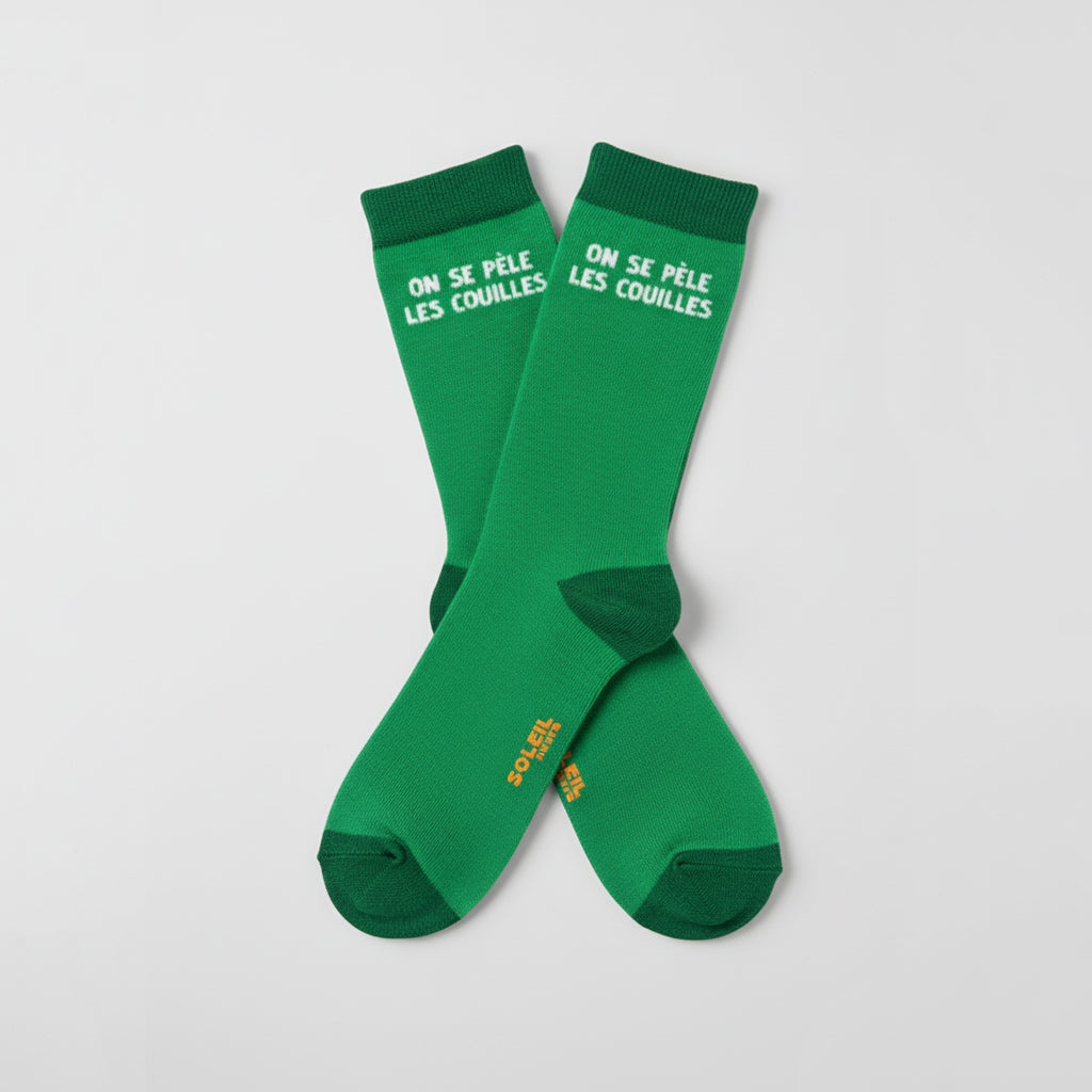 CHAUSSETTES - ON SE PÈLE LES COUILLES