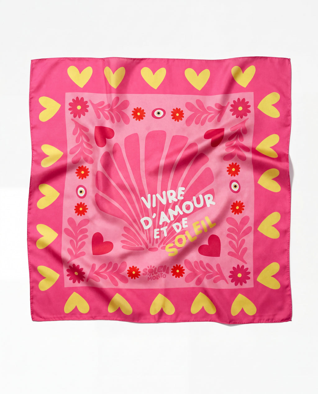 FOULARD - AMOUR ET SOLEIL