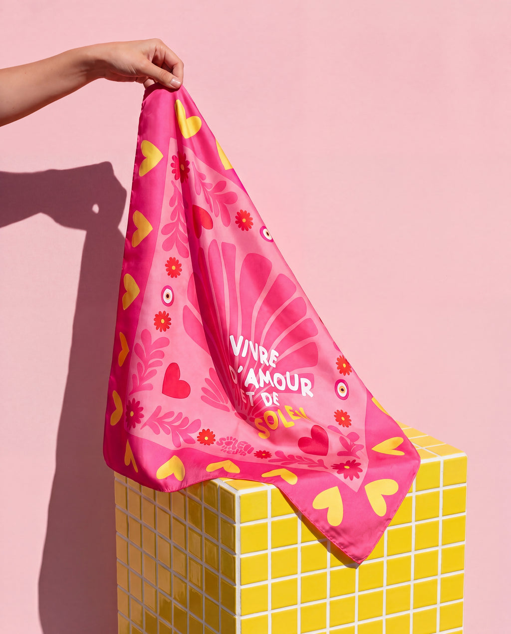 FOULARD - AMOUR ET SOLEIL