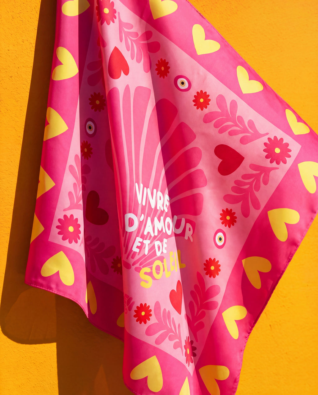 FOULARD - AMOUR ET SOLEIL