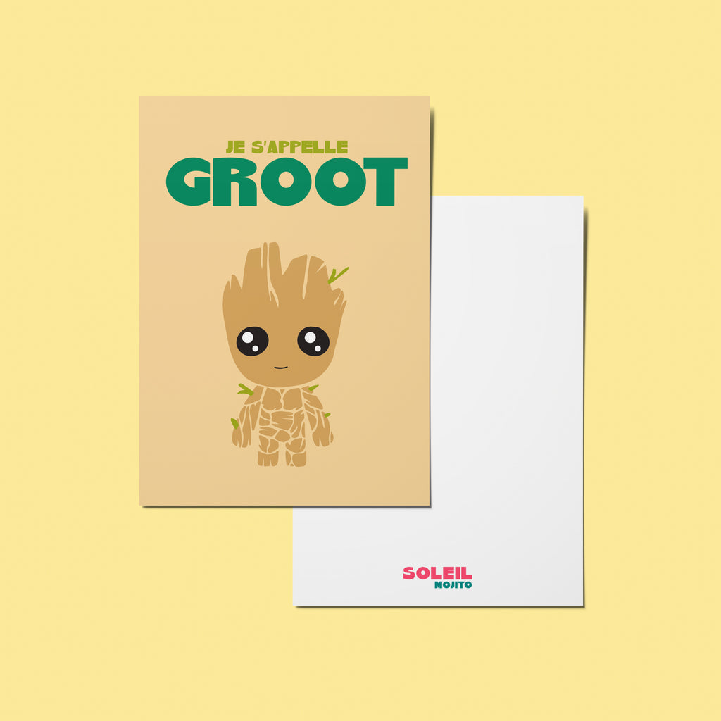 CARTE - JE S'APPELLE GROOT