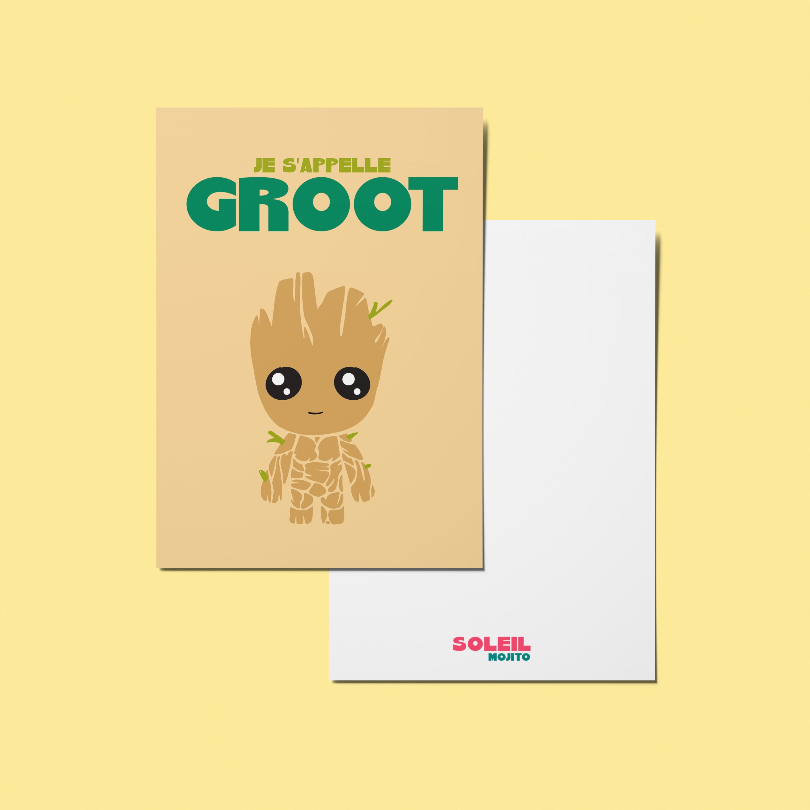 CARTE - JE S'APPELLE GROOT