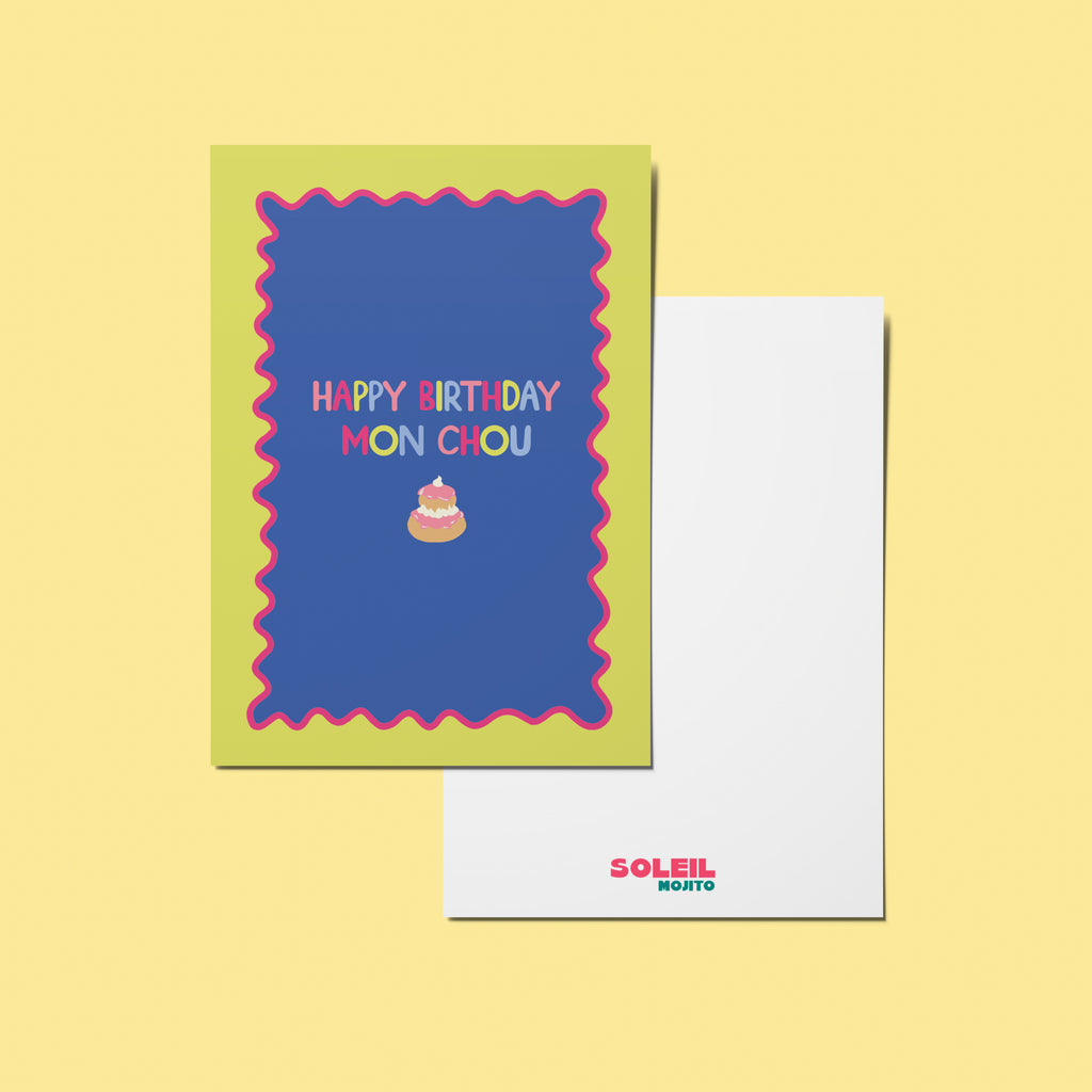 CARTE - MON CHOU
