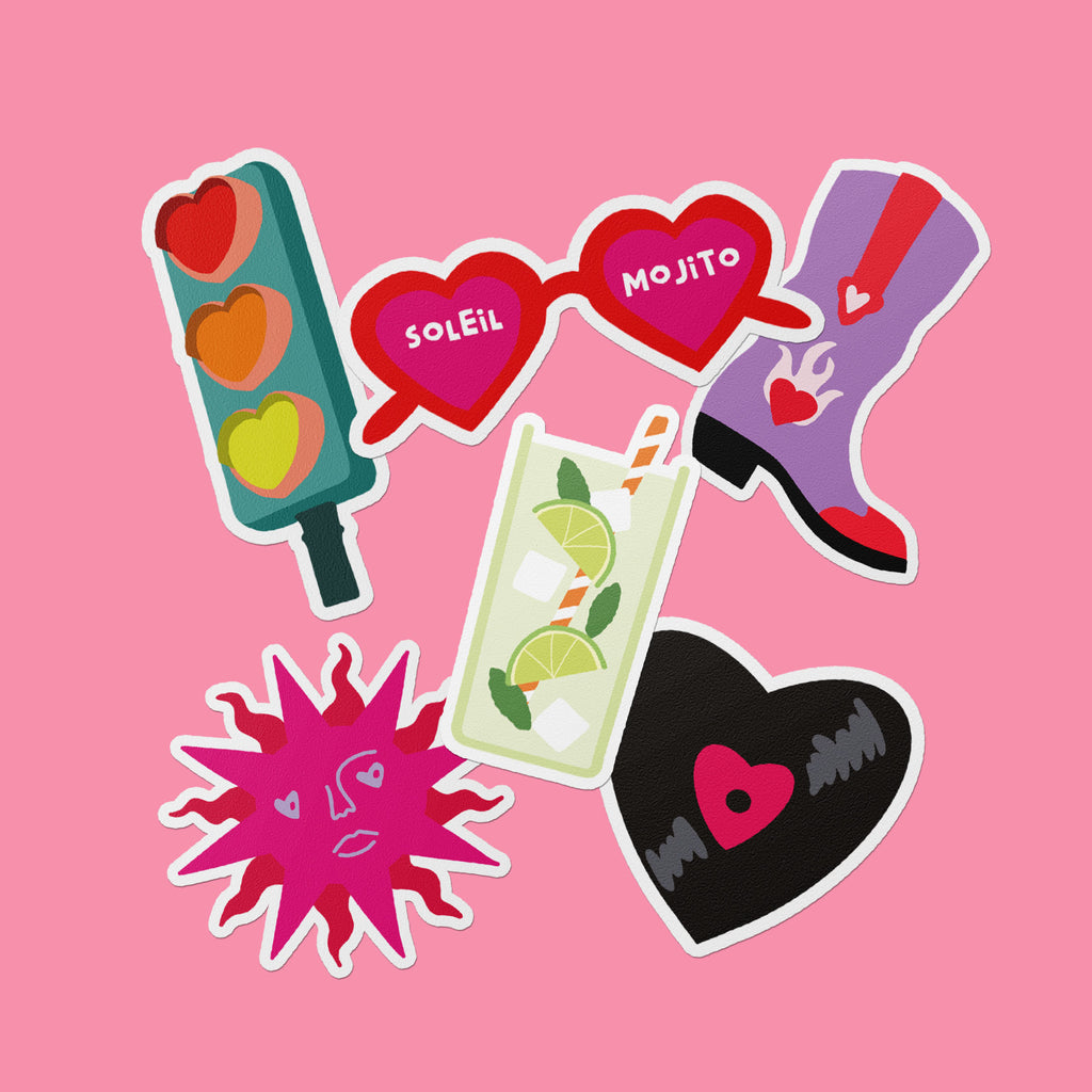 Pack Stickers en folie