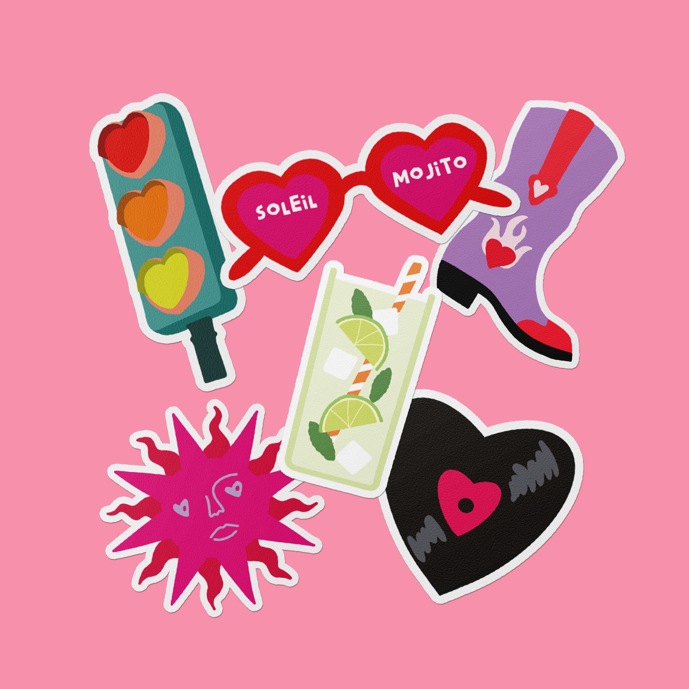 Pack Stickers en folie