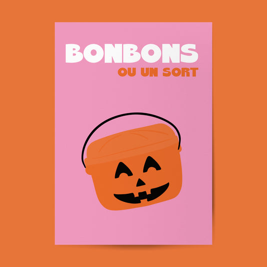 AFFICHE BONBONS OU UN SORT
