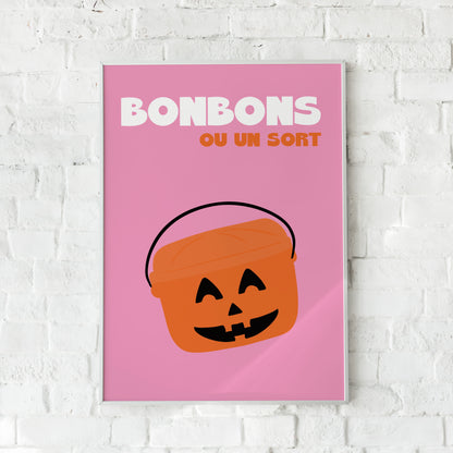 AFFICHE BONBONS OU UN SORT